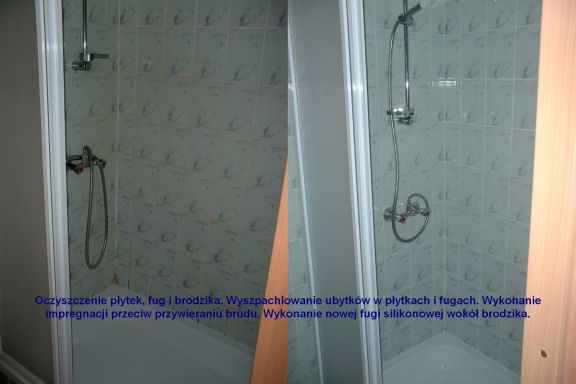 Oczyszczenie i impregnacja kabiny prysznicowej