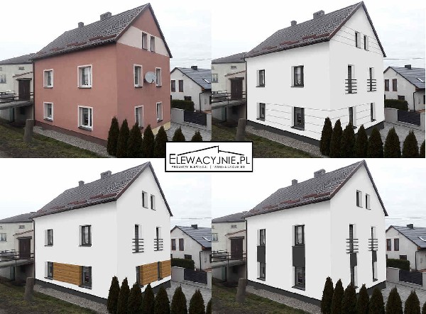 Projekt Elewacji, Wizualizacje 2d/3d, Projekty Elewacja Domu 5