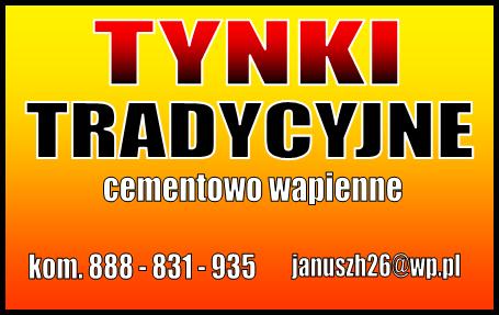 Tynki Tradycyjne Białystok, Bielsk Podlaski, łapy, Wysokie Mazowieckie, Zambrów, łomża