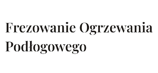 Ogrzewanie Podłogowe Frezowane 4