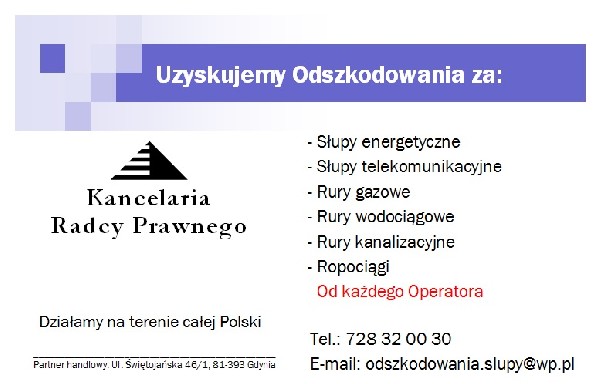 Odszkodowania Za Słupy Energetyczne – Współpraca 2